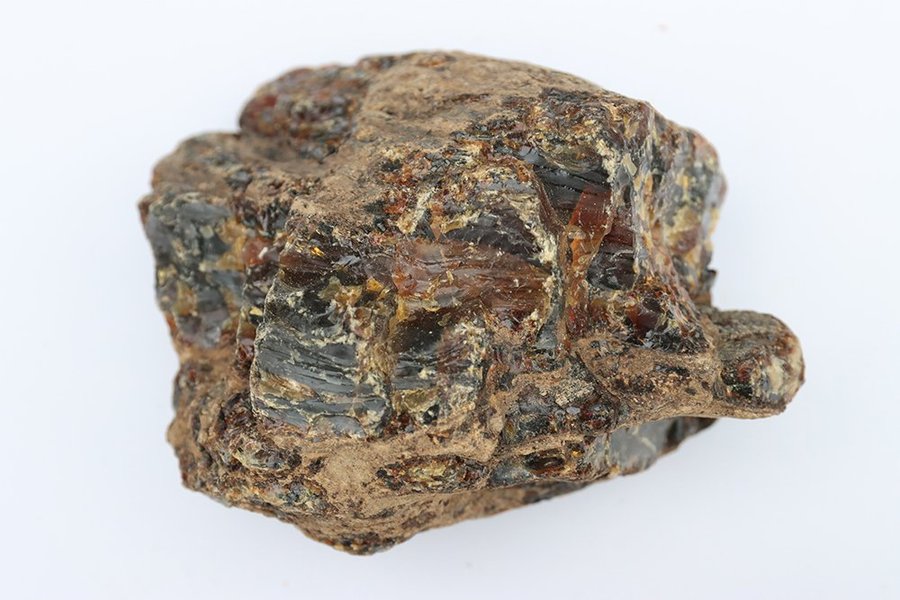 Blå Bärnsten (Blue Amber / Wood Amber) - 143 gram - Ursprung Jambi-Sumatra