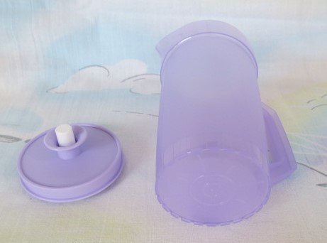 Tupperware Mini multikanna ljuslila gräddkanna NY