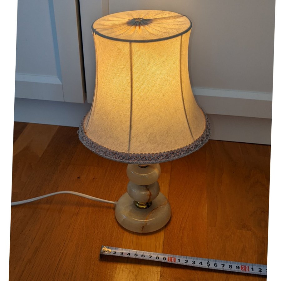 Bordslampa Alabaster Vintage