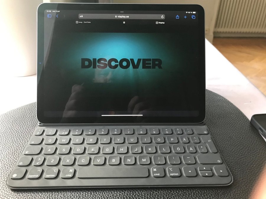Apple IPad Air + Smart Keyboard Folio+nytt fodral