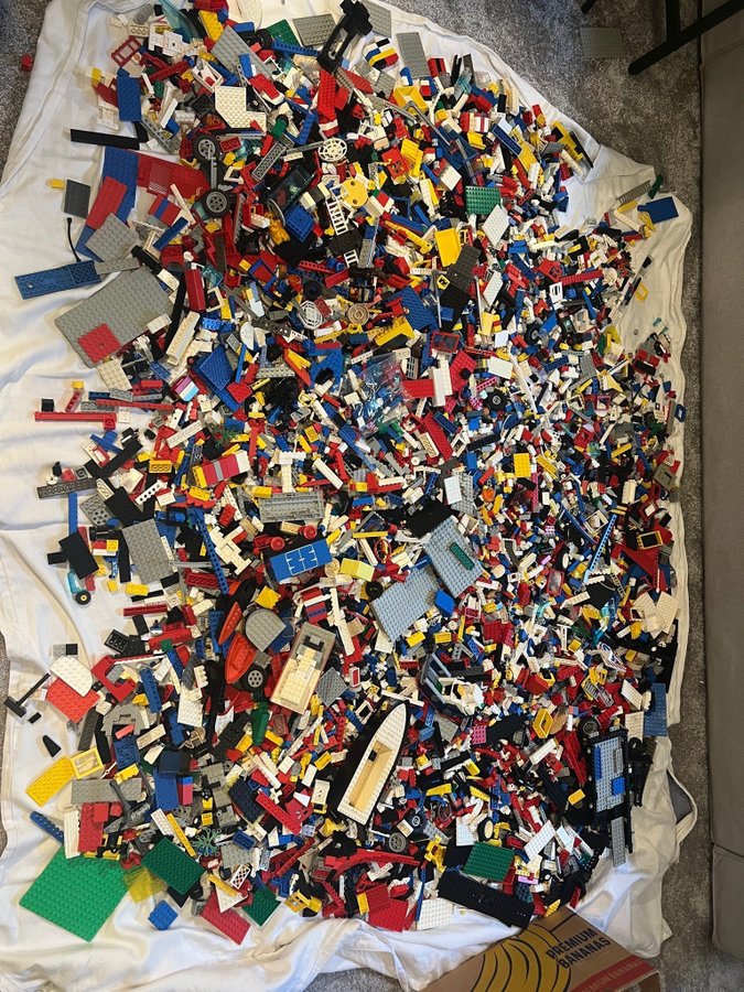 Lego-äldre Lego nästan 19 kilo
