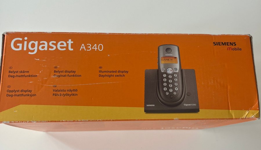 Siemens Gigaset A340 trådlös DECT-telefon