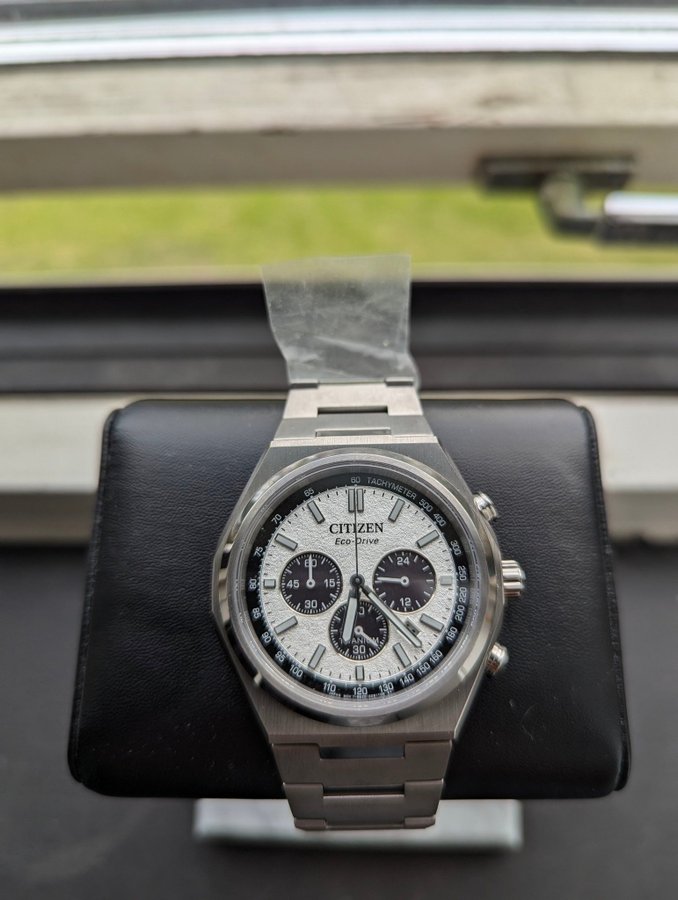 Citizen CA4610-85A eco-drive chronograph super titanium