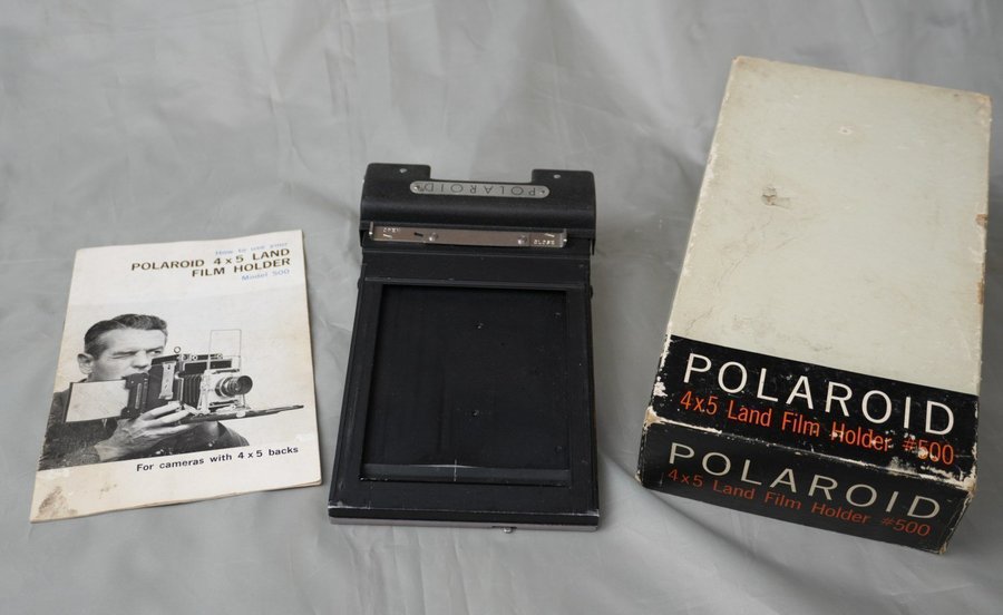 POLAROID 4X5 LAND FILM HOLDER Model 500