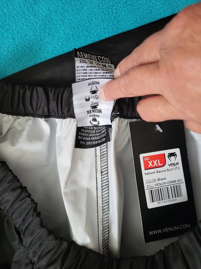 Venum sauna suit reng byxor strl XXL