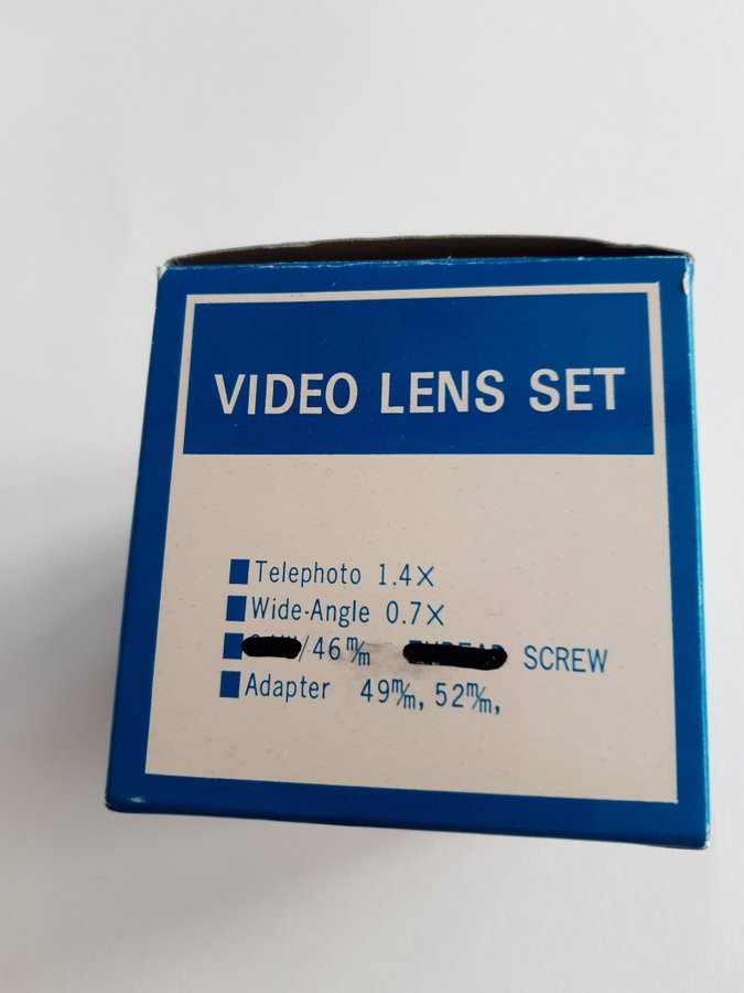 Video Lens Set for VHS