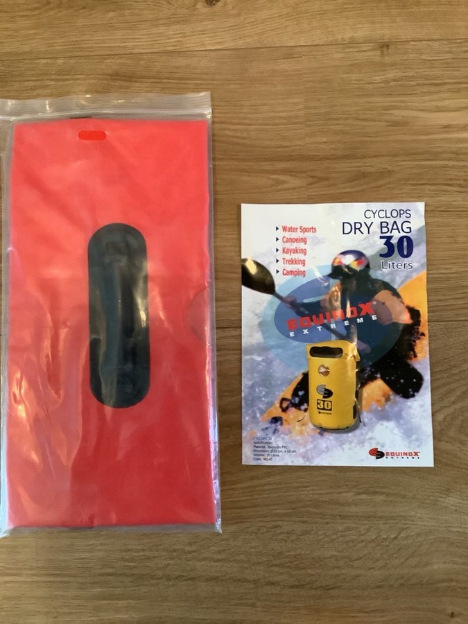 Vattentät packsäck / Packpåse - Cyclops dry bag - 30 liter - Equinox Extreme