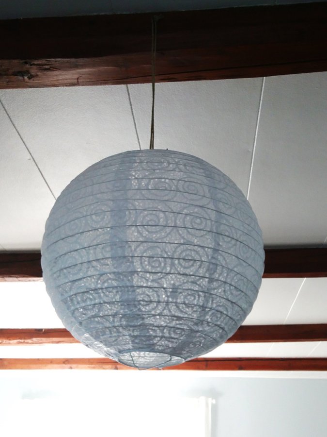 "BOA Peking" 3 st Taklampa vit spets rislampa Ø 30 Asiatisk stil Lampa Skärm Ny
