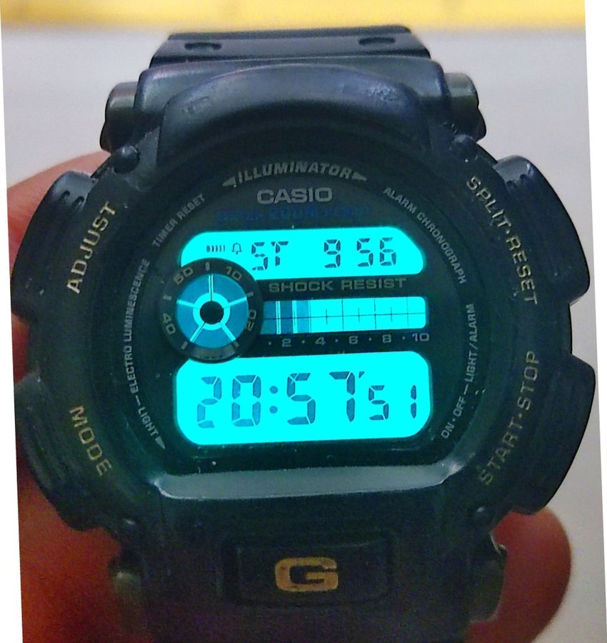 JDM Casio gshock first DW9000 made in japan 1989