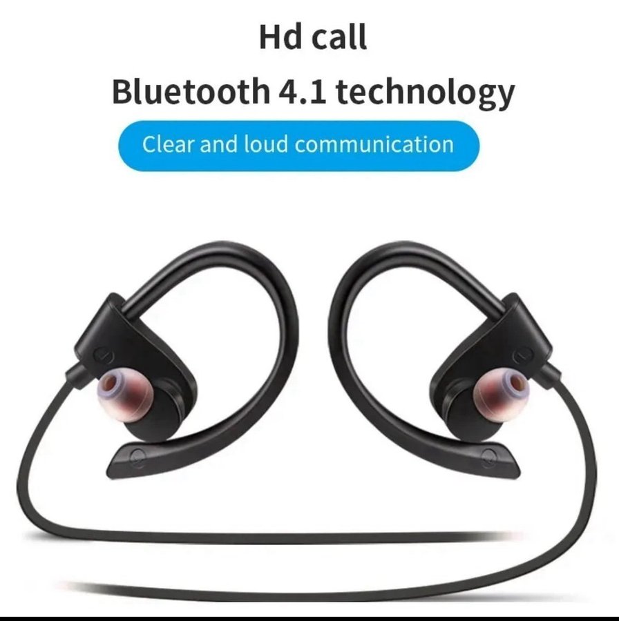 Sport Trådlöst Bluetooth-headset Löpning Stereo Musik