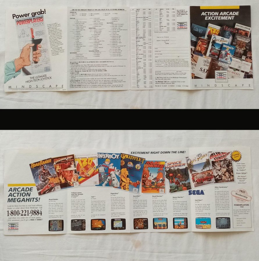 Action Arcade Excitement (Mindscape) - Katalog - Commodore 64