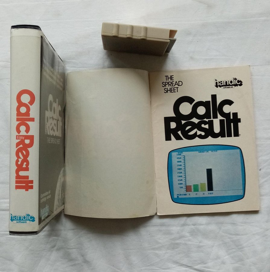 Calc Result Easy (Handic Software) Cartridge->TESTAD<- Commodore 64 / C64