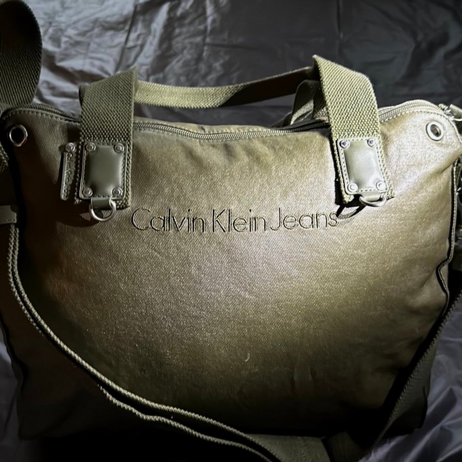 Calvin Klein Jeans hand väska /Dam Vaxed Cotton