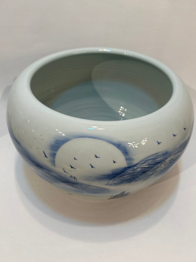 Stor flower pot / Chinese white and blue