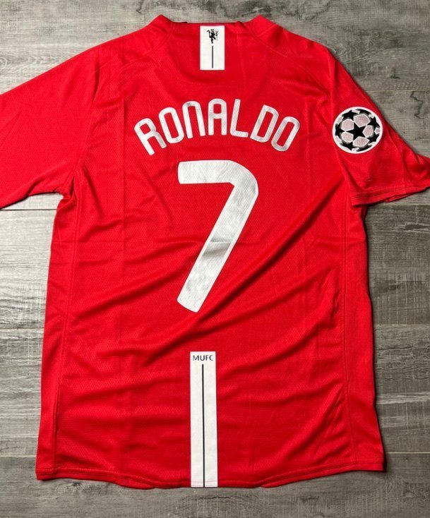 Football jersey Manchester United Ronaldo 2008