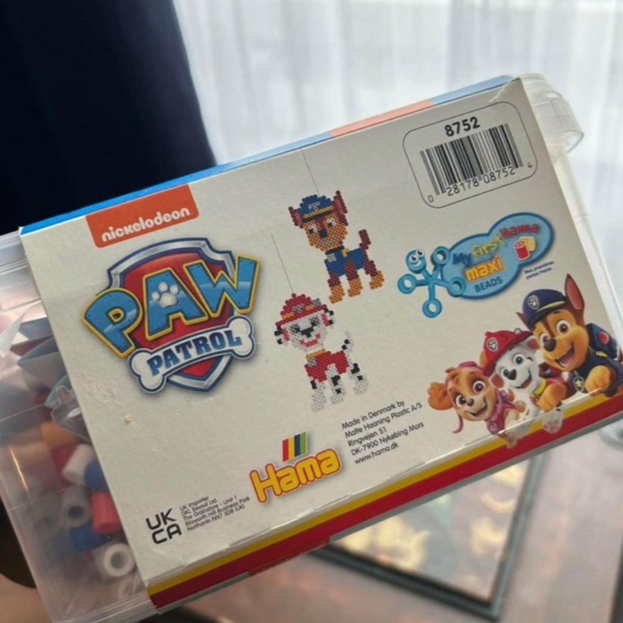 Paw Patrol pärplattor  900 pärlor