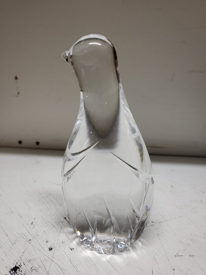 Kristallfågel pingvin kosta iglas 16 cm H 