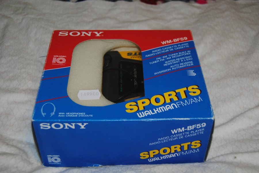 SONY WM-BF59 SPORTS WALKMAN FM/AM