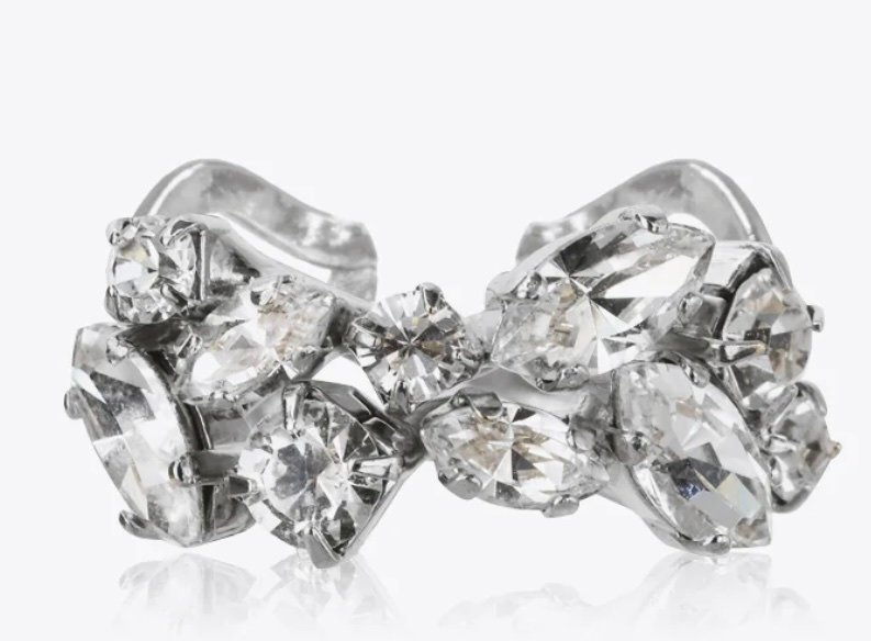 Caroline Svedbom ring Stella rhodium crystal i nyskick