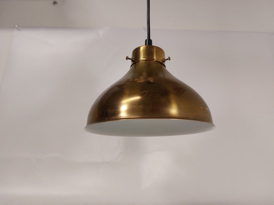 Abo Randers Danmark fönsterlampa skomakarlampa vintage lampa i mässing