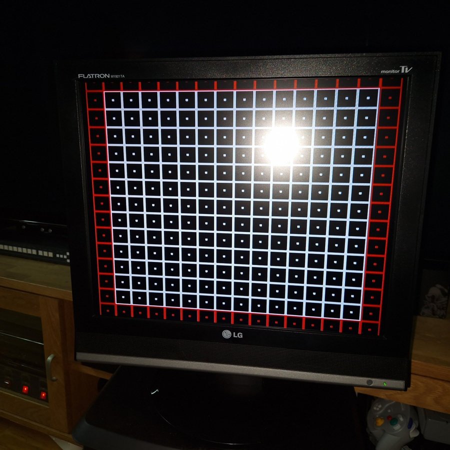 20 tum LG FLATRON M1921TAH 4:3 LCD Monitor perfekt för Amiga Commodore Nintendo