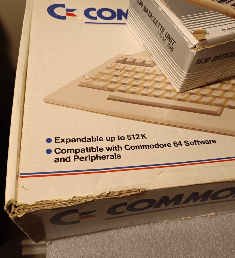 Commodore 128 CIB 1530 Datassette unit CIB