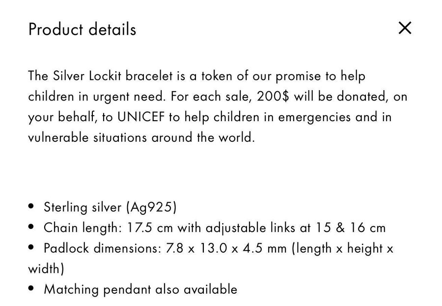 Louis Vuitton Lockit bracelet