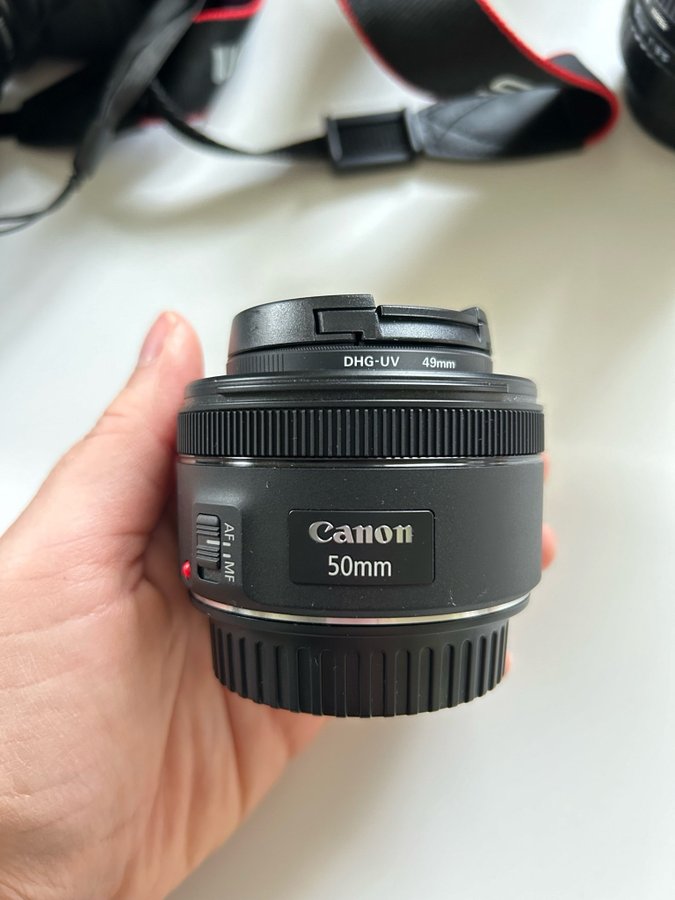 Canon EOS 750D med objektiv