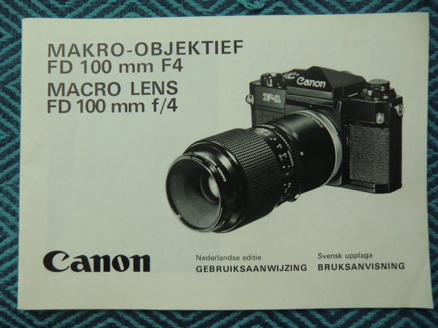 Canon Kamerainstruktioner  Manualer