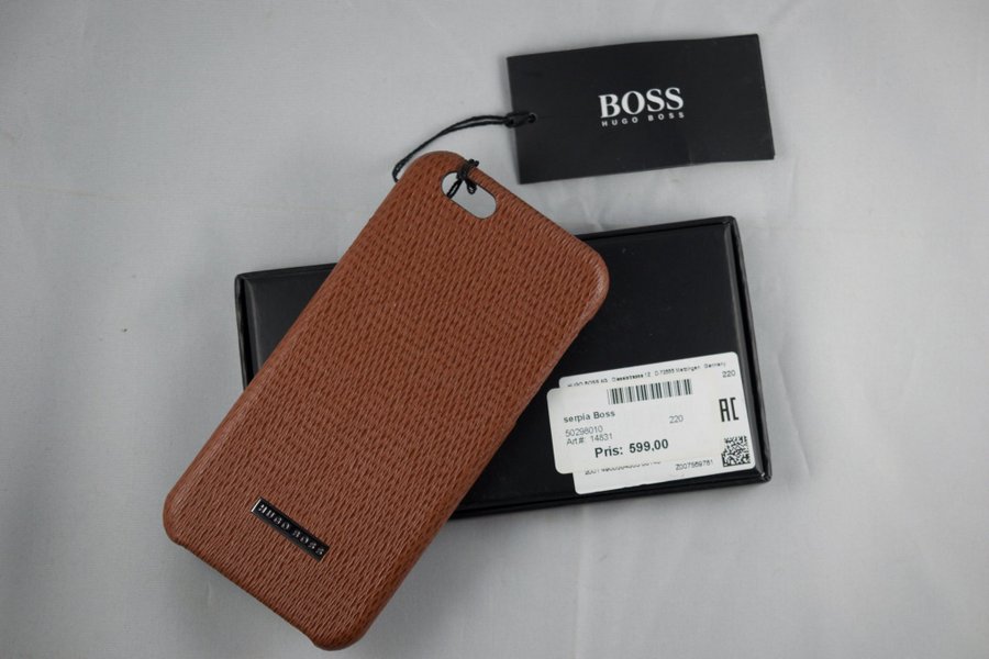 Hugo Boss Mobilskal Iphone 6 ( passar 7  8 vid mod)Ny/oandvänd (Värde 599 SEK)