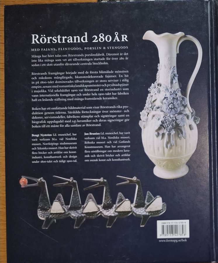 Rörstrand 280 år: Med fajans flintgods porslin  stengods