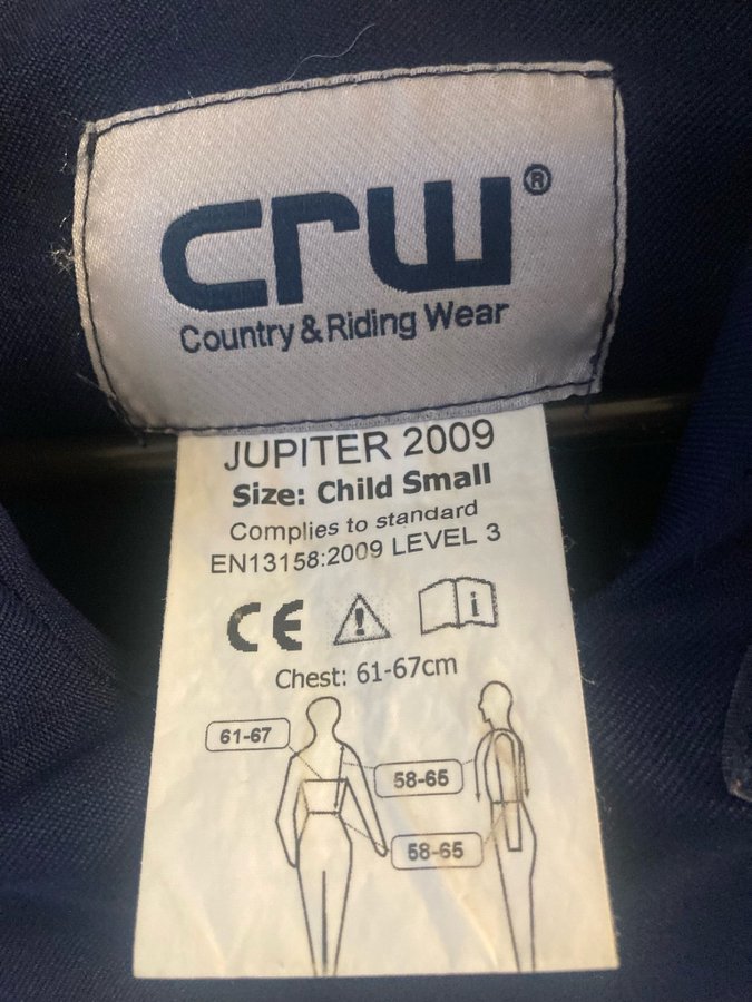 CRW Jupiter 2009 Säkerhetsväst Storlek: Child Small