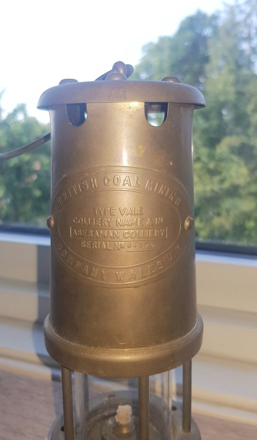 Gruvlykta British Coal Mining Serial no 04375 Made in Wales Uk Vintage