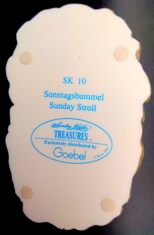 Goebel figurin Treasures of Sandra Kucks SK10 " Sonntagsbummel"