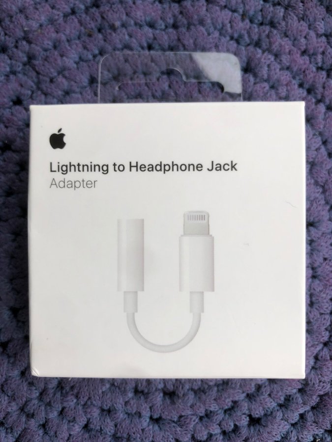 Apple Lightning till 35 mm-adapter för hörlurar
