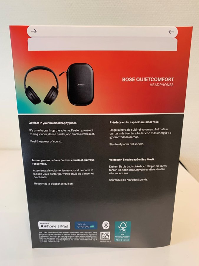 FYND! Nya Bose Quality Comfort Brusreducerande hörlurar i världsklass