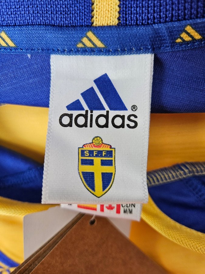 Svensk landslagströja ADIDAS M Oanvänd