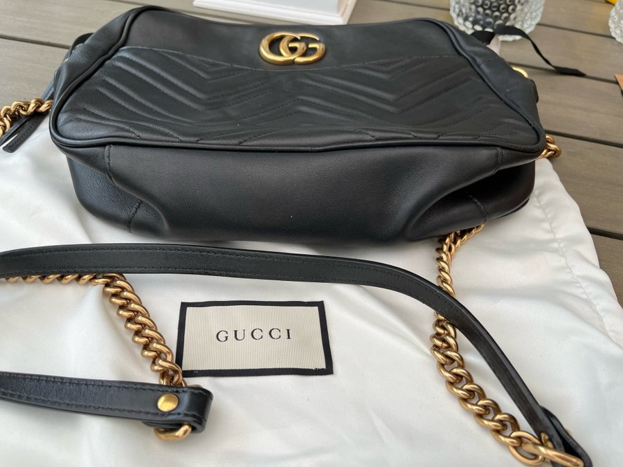 Gucci GG Marmont crossbody leather bag handväska