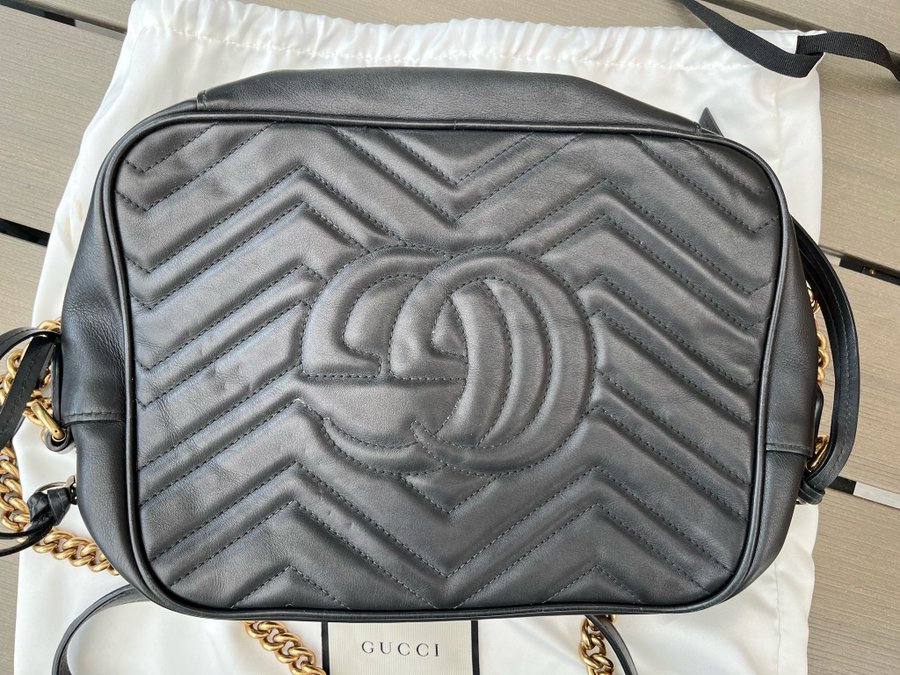 Gucci GG Marmont crossbody leather bag handväska