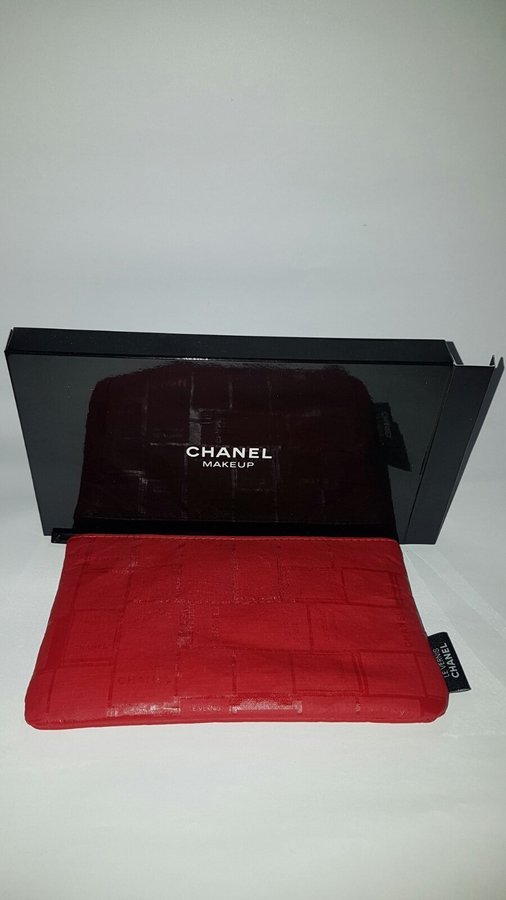 Ny! CHANEL Beauté Väska Handväska Clutch Necessär Make up Bag PERFECT GIFT!