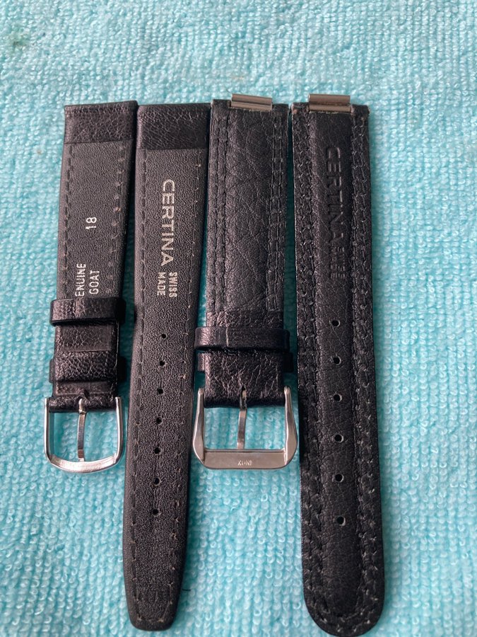 Certina läderarmband 2st