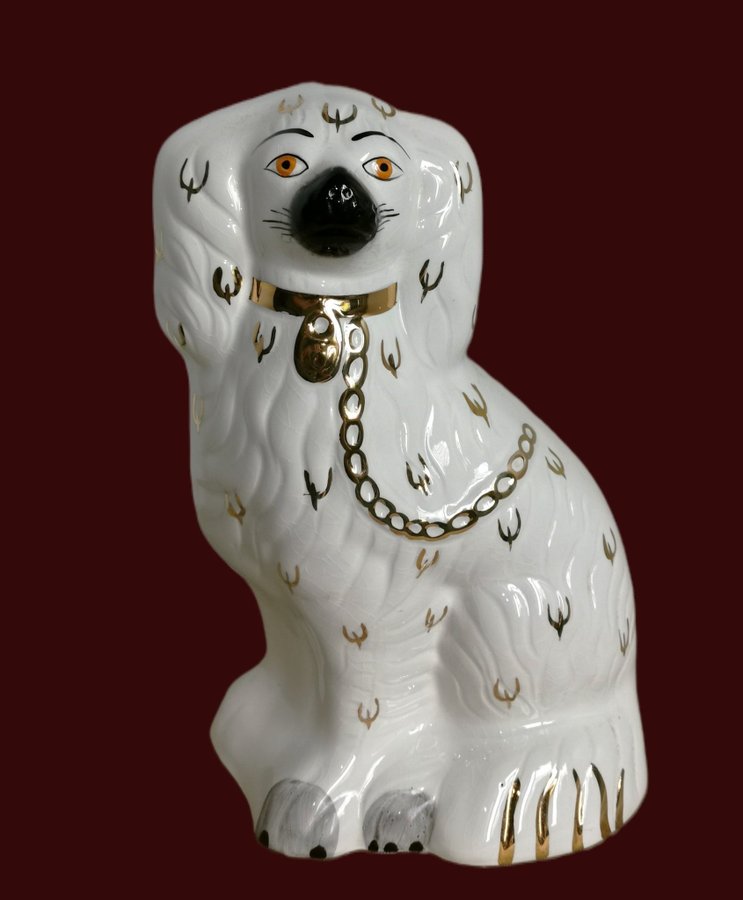 1950-talshund i Beswick Staffordshire England