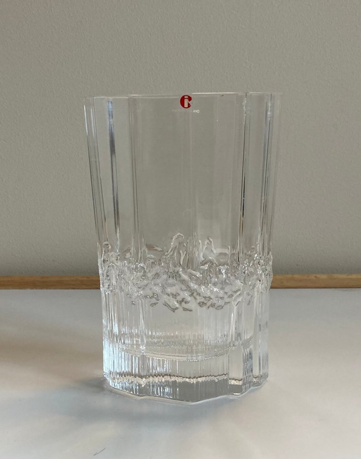 Iittala Avena glasvas 17 cm/Tapio Wirkkala (1915-1985)