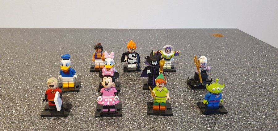 60% Komplett LEGO Disney Minifigures Series 1 71012