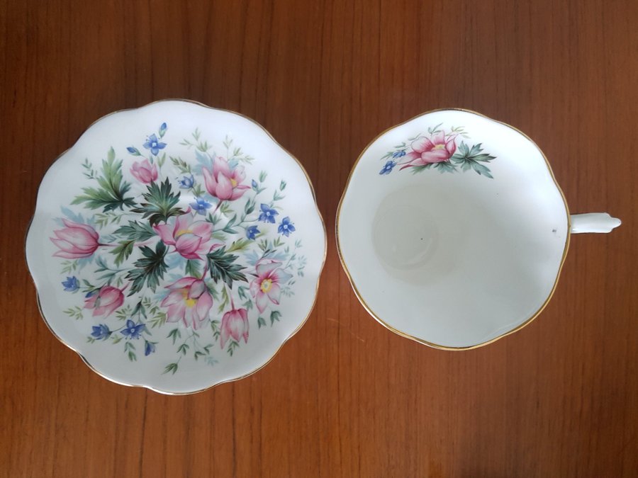 Royal Albert Random Harvest Series "SURREY"- Tekopp / Kaffekopp med fat