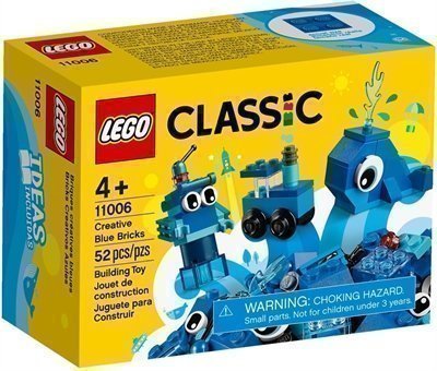 Lego CLASSIC 52 PCS CREATIVE BLUE BRICKS Plomberad Oöppnad HELT NY!