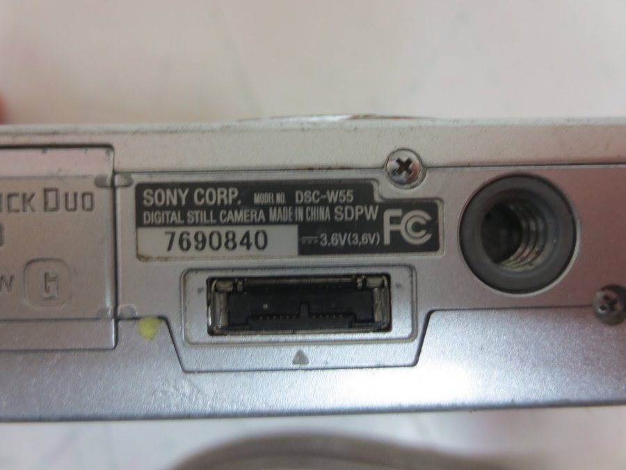 Sony Cyber-shot DSC-W55 Digitalkamera