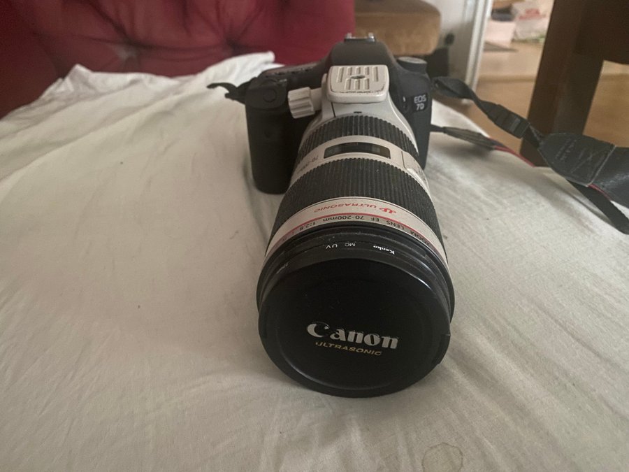 Canon kamera med objektiv