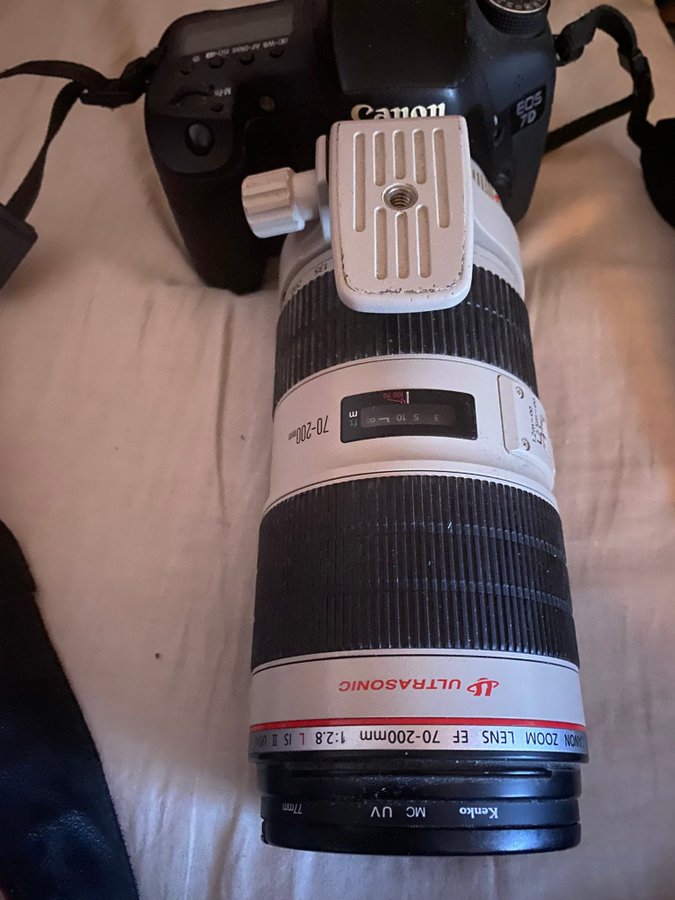 Canon kamera med objektiv