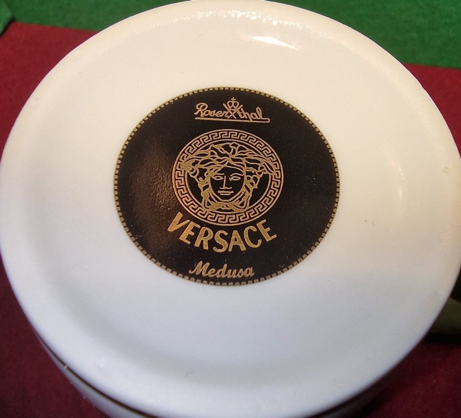 VERSACE Golden mugg ~ lyxig frukost eller gåva till din bästa kompis